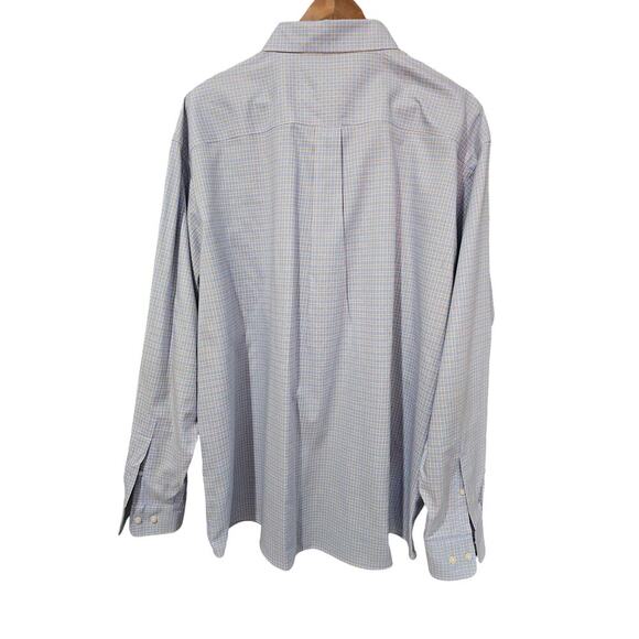 Jos. A. Bank Traveler Button-Down Dress Shirt Light Blue Size XXL - Picture 2 of 5